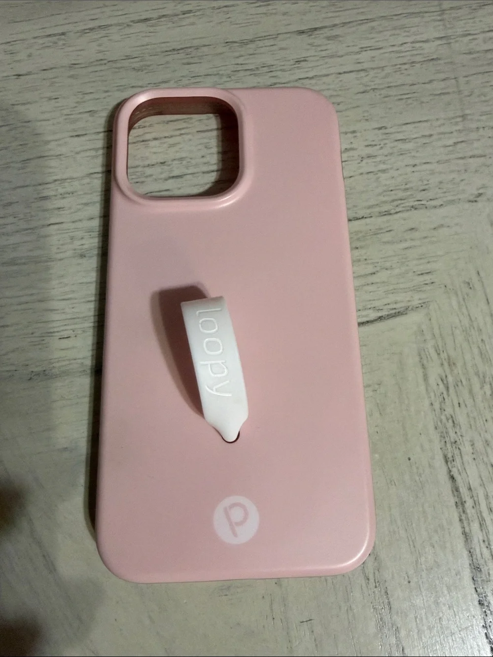 iPhone 15 pro max!! Loopy Pink Phone Case with White Strap